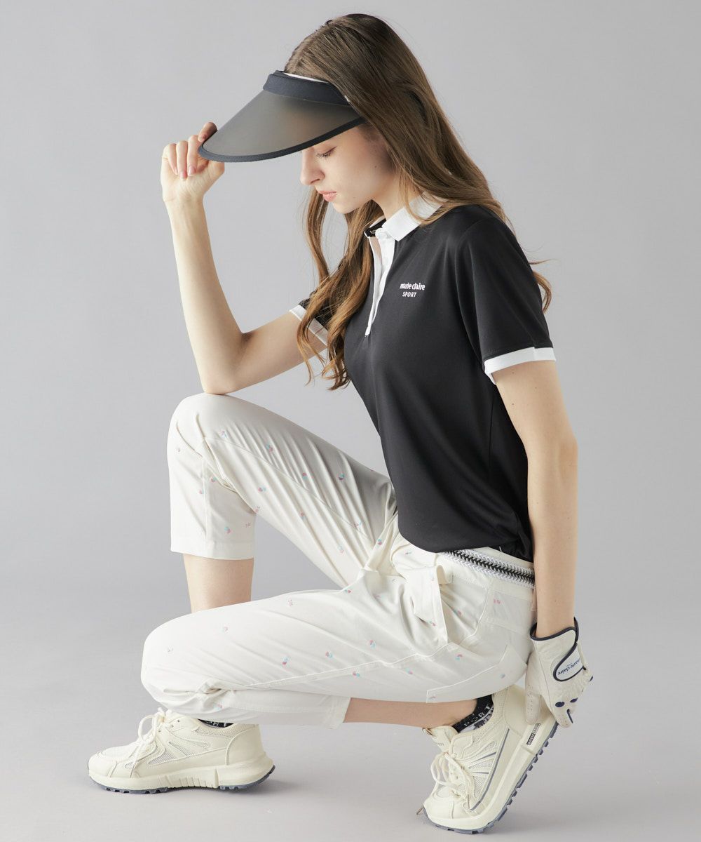 marie claire SPORT の  レディース ゴルフ ロングパンツ 総柄