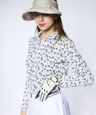SALE✩.*˚日本製 23区SPORT UVカット ハーフジップ長袖シャツ SALE✩.*˚日本製 23区SPORT UVカット ハーフジップ長袖シャツ