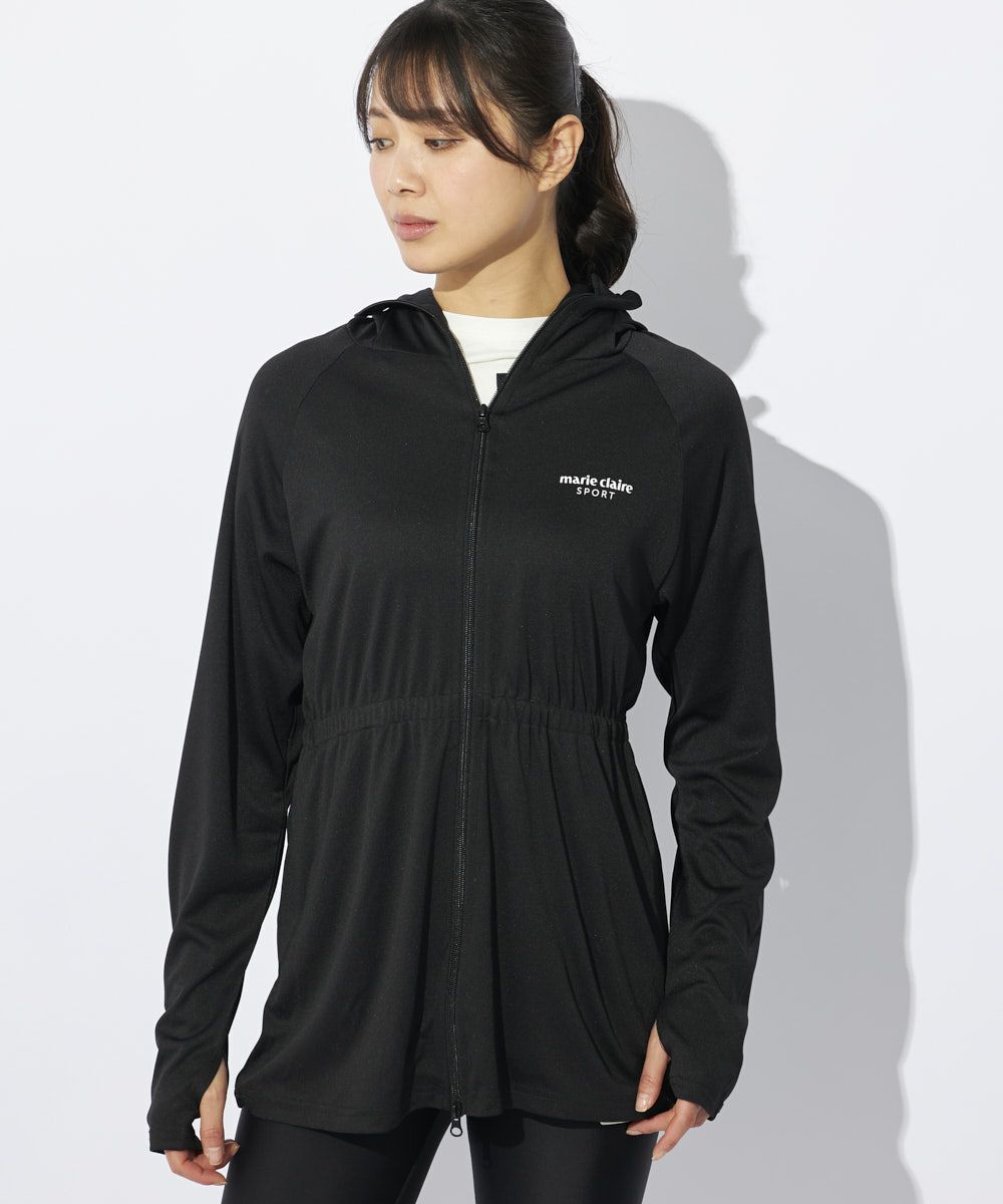 marie claire SPORT の  レディース トレーニング パーカー