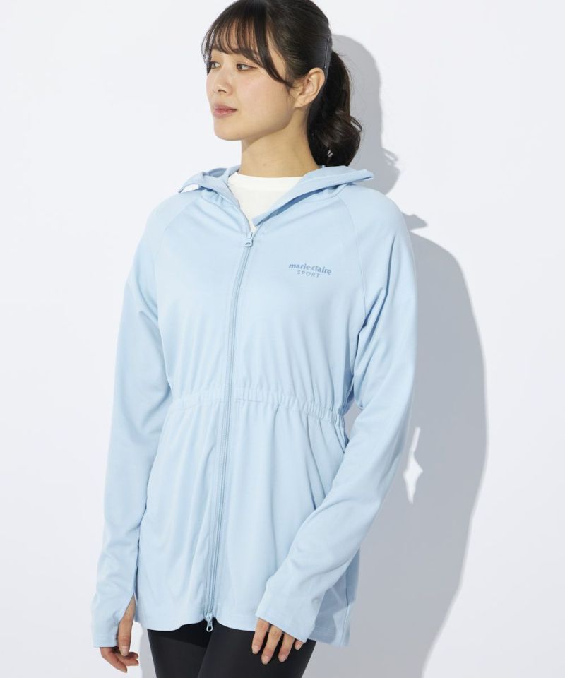 marie claire SPORT の  レディース トレーニング パーカー
