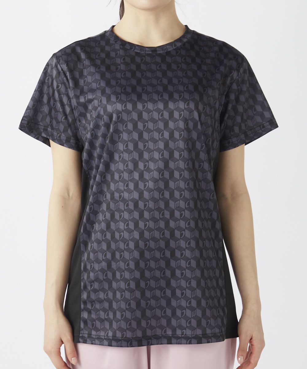 marie claire SPORT の  レディース トレーニング  半袖Tシャツ