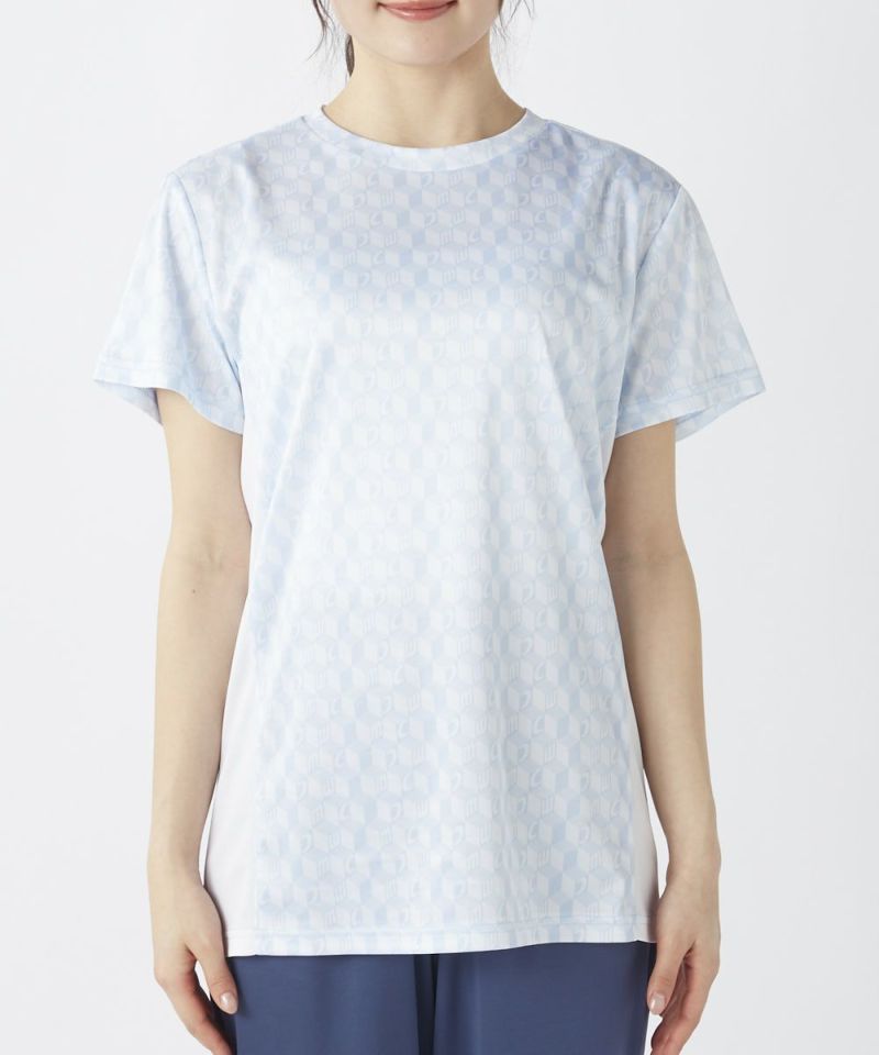 marie claire SPORT の  レディース トレーニング  半袖Tシャツ