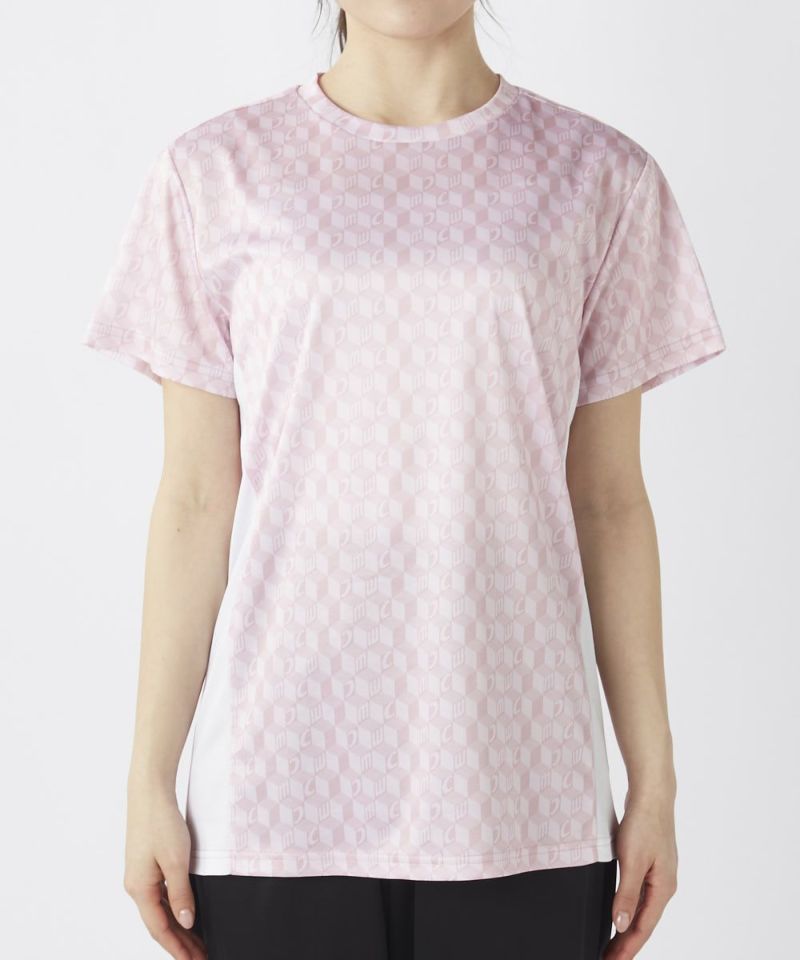 marie claire SPORT の  レディース トレーニング  半袖Tシャツ