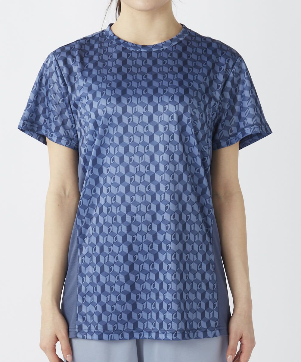 marie claire SPORT の  レディース トレーニング  半袖Tシャツ