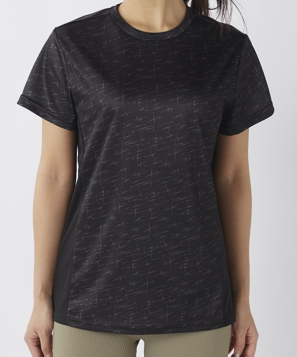 marie claire SPORT の  レディース トレーニング  半袖Tシャツ