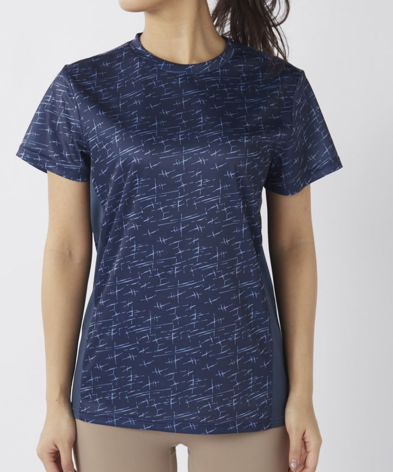 marie claire SPORT の  レディース トレーニング  半袖Tシャツ