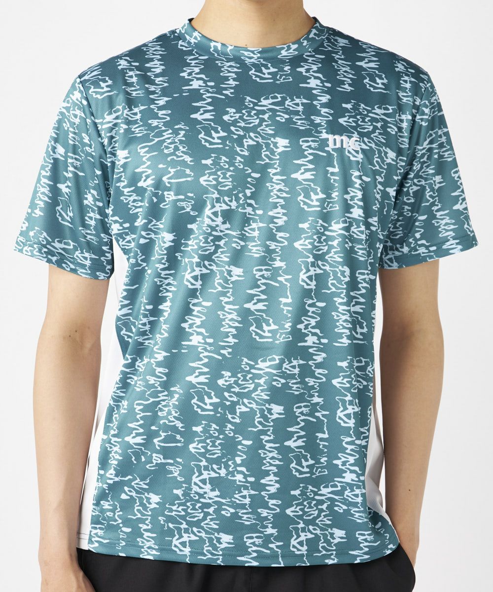 marie claire SPORT の  メンズ トレーニング  半袖Tシャツ