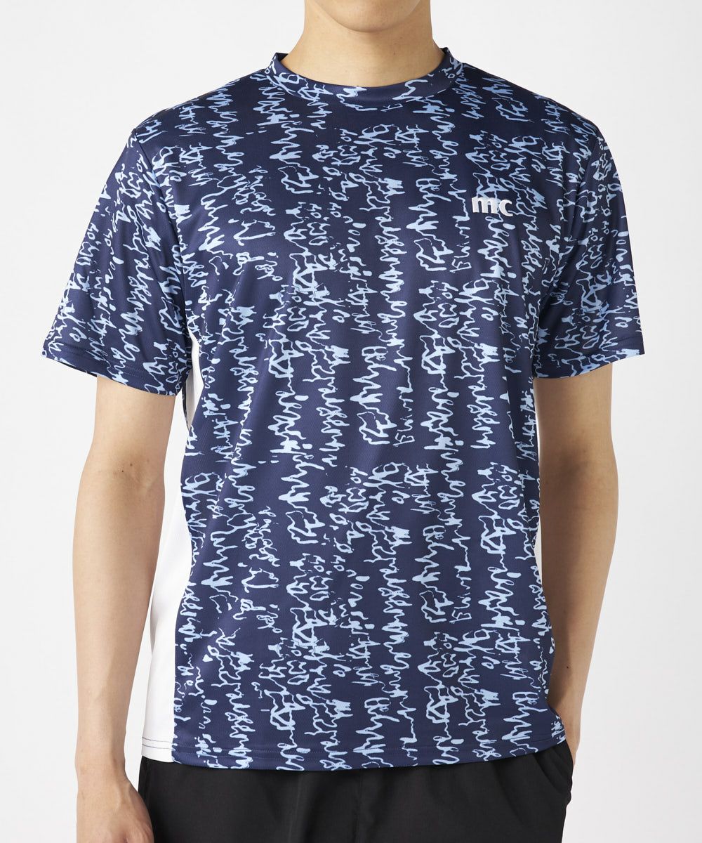 marie claire SPORT の  メンズ トレーニング  半袖Tシャツ