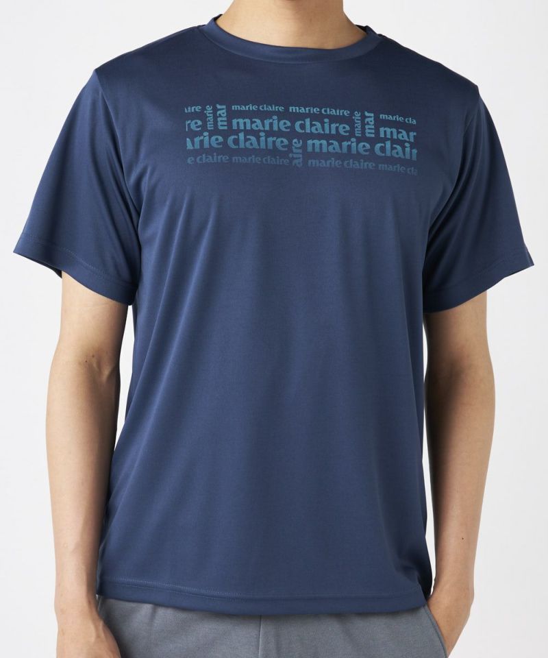 marie claire SPORT の  メンズ トレーニング  半袖Tシャツ