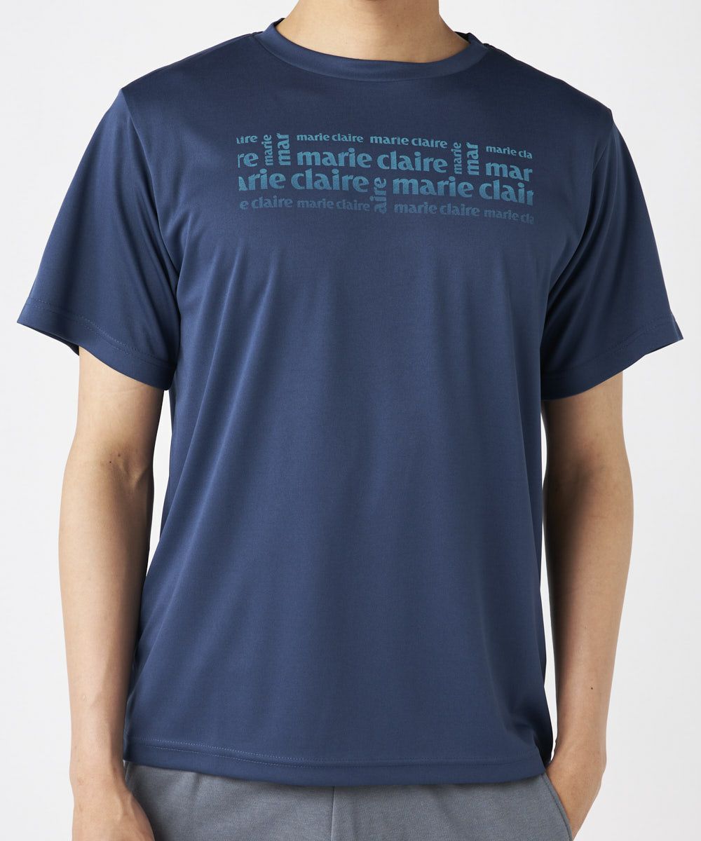 marie claire SPORT の  メンズ トレーニング  半袖Tシャツ