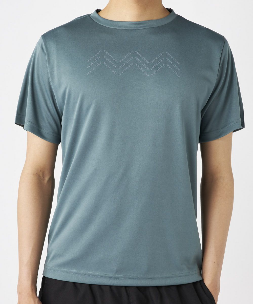 marie claire SPORT の  メンズ トレーニング  半袖Tシャツ