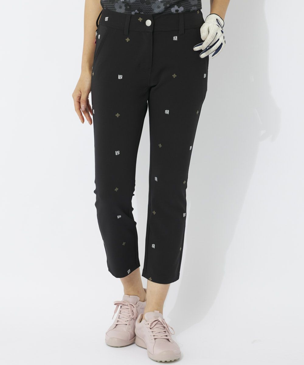 marie claire SPORT の  レディース ゴルフ ロングパンツ 総柄