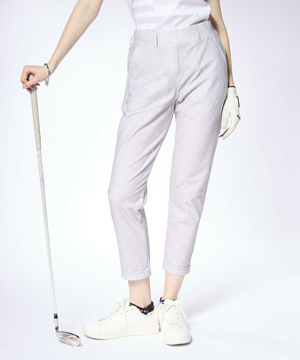 marie claire SPORT の  レディース ゴルフ ロングパンツ 総柄