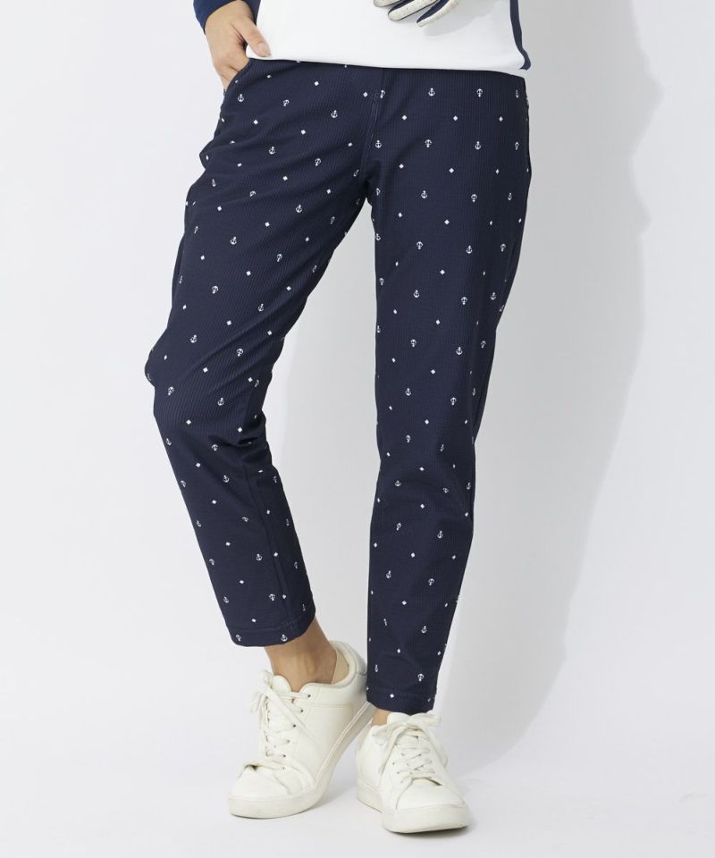 marie claire SPORT の  レディース ゴルフ ロングパンツ 総柄