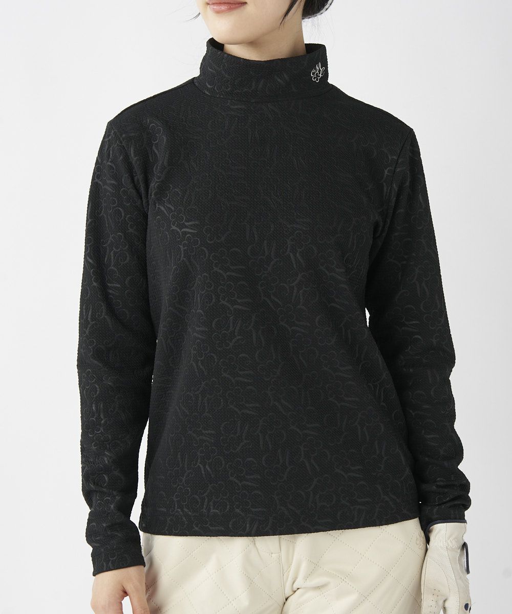 marie claire SPORT の  レディース ゴルフ 長袖ハイネック