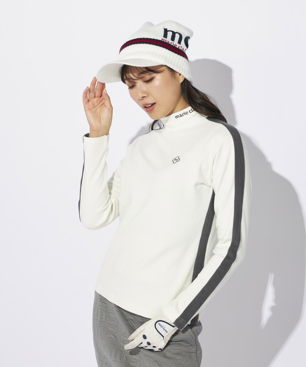 marie claire SPORT の  レディース ゴルフ 長袖ハイネック