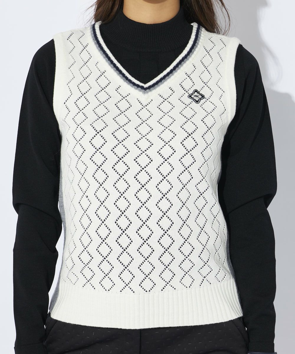 marie claire SPORT の  レディース ゴルフ ニットベスト