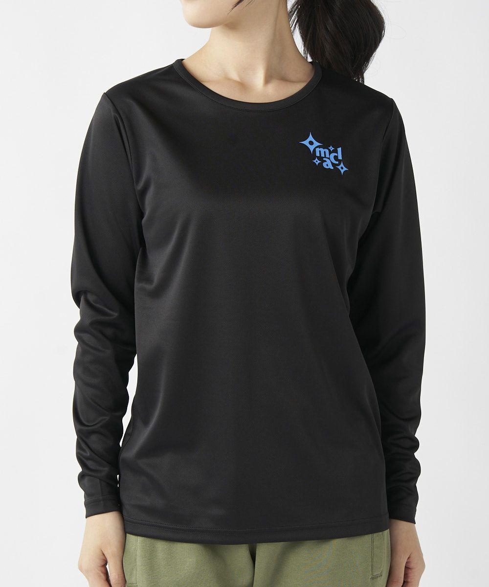 marie claire SPORT の  レディース トレーニング 長袖Tシャツ