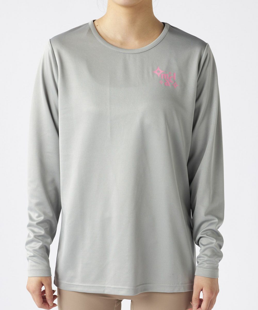 marie claire SPORT の  レディース トレーニング 長袖Tシャツ