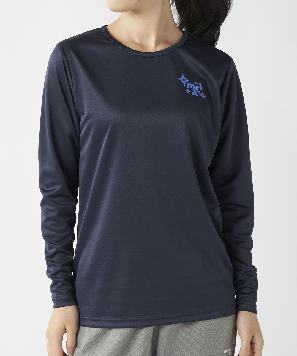 marie claire SPORT の  レディース トレーニング 長袖Tシャツ