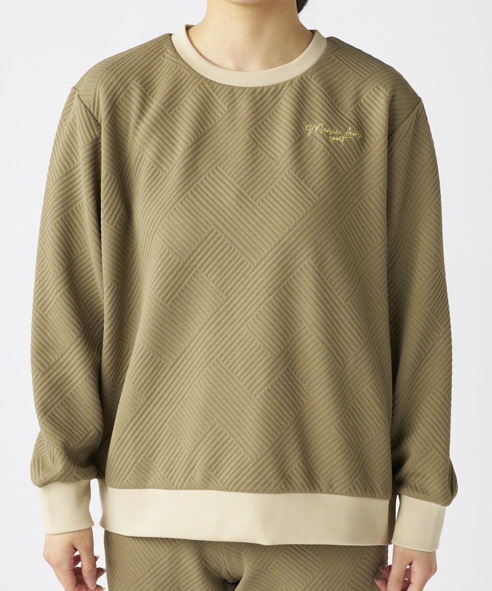 marie claire SPORT の  レディース トレーニング プルオーバー